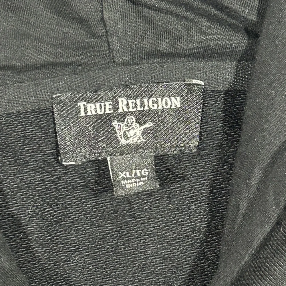 True Religion Black Zip-Up Hoodie Men's Size XL #3047